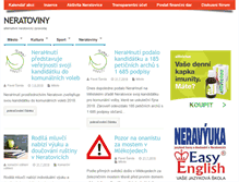 Tablet Screenshot of neratoviny.cz